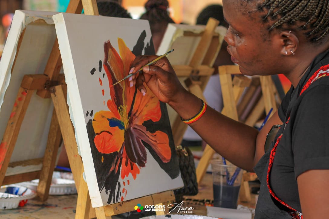 Young artists at Colors & Brushes
